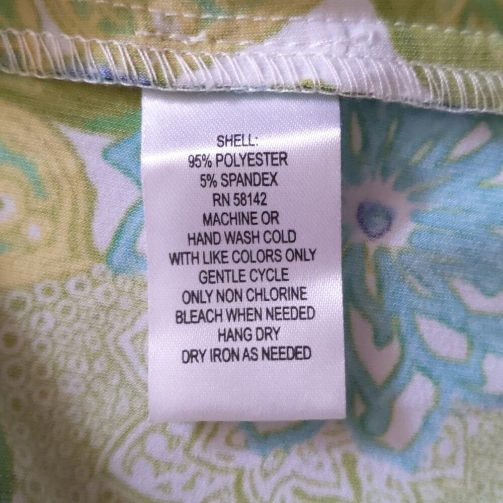 London Times Shirred Floral Print Dress Size 4 - Picture 8 of 8